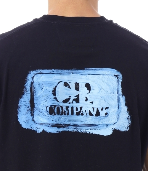 CP COMPANY メンズ 半袖Tシャツ 18CMTS143A 006586W 888 CP COMPANY]30/1 Jersey Graphic Logo T-Shirt (18CMTS143A