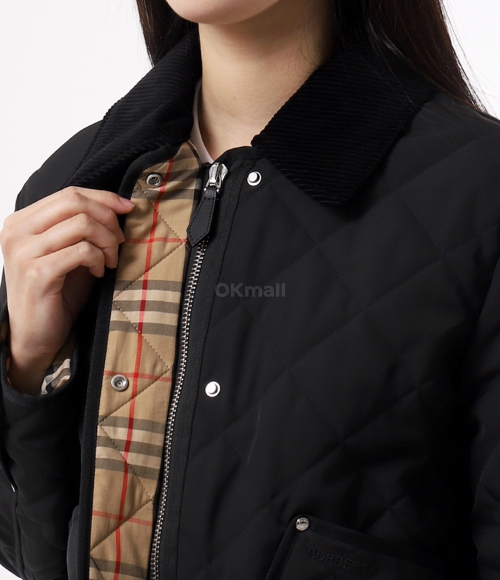 BURBERRY｜JACKETS (Lanford crop Quilted Jacket (8096025) BURBERRY]Lanford crop Quilted Jacket (8096025) | 오케이몰