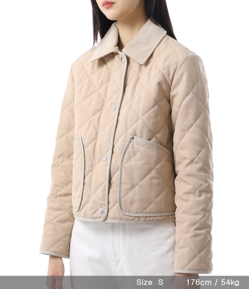 BURBERRY]Lanford crop Quilted Jacket (8096026) | 오케이몰