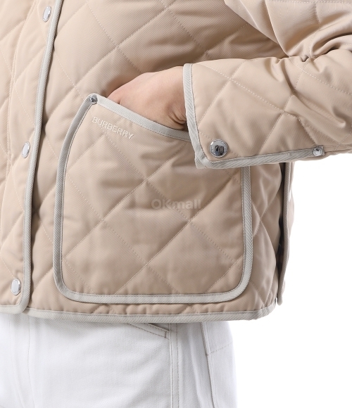 BURBERRY｜JACKETS (Lanford crop Quilted Jacket (8096026) BURBERRY]Lanford crop Quilted Jacket (8096026) | 오케이몰