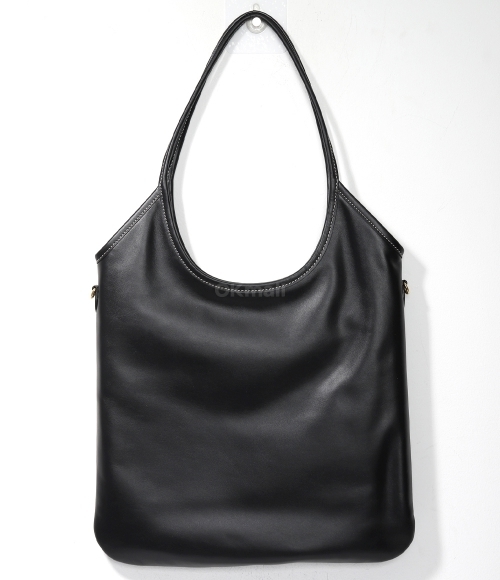 Miu Miu｜ (5BG231 2CRW F0002) Miu Miu 5S Ivy Leather Tote Bag Black 5BG231 2CRW F0002