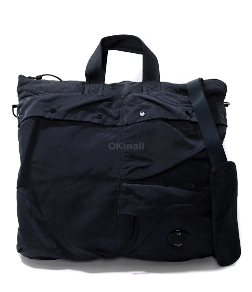 国内正規品 C.P. COMPANY NYLON B LENS TOTE BAG C.P. Company Blue Nylon B Lens Tote C.P. Company