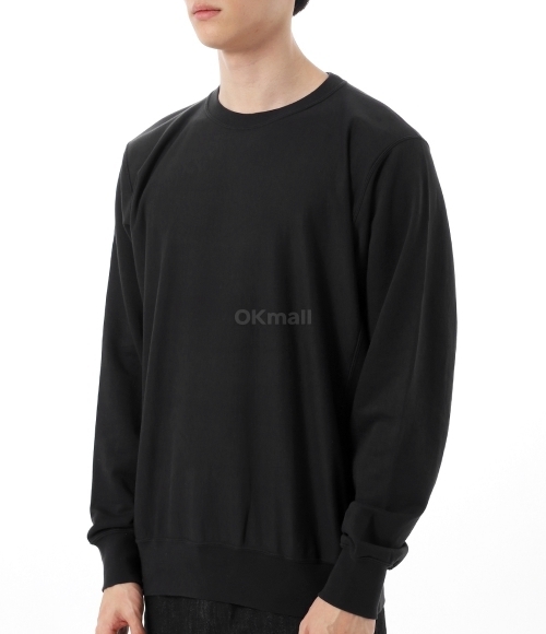 AURALEE｜ (ELASTIC HIGH GAUGE SWEAT P/O INK BLACK (A25SP Batoner-Washed-High-Count-