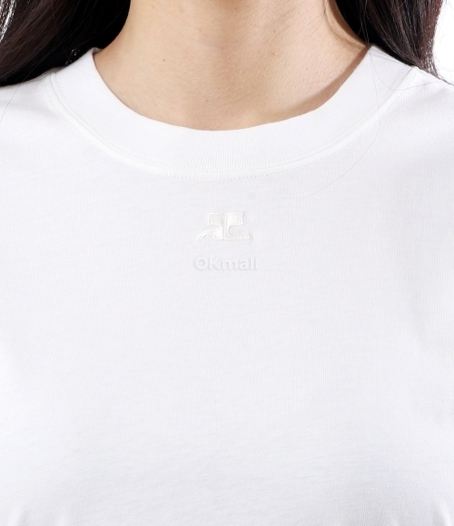 Courreges]FITTED T-SHIRT (125JTS168JS0107 0001) | 오케이몰