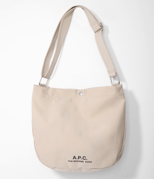A.P.C｜ (Journal Crossbody Bag (PSAKR M61939 BAA)) Journal satchel | Nylon | A.P.C. Accessories