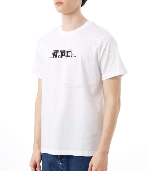 A.P.C｜ (Snake T-shirt (COHBW M26502 AAB)) T-shirt A.P.C. Snake Graphic T-Shirt in White COHBW-M26502