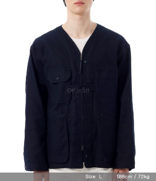 ジャケット・アウター Cardigan Jacket-CL Java Cloth Engineered Garments Cardigan Jacket CL Java Cloth Natural