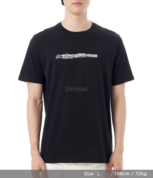 Paul Smith｜ (M2R 011R PP5070 79) Paul Smith]브러쉬 프린트 반팔 티셔츠 (M2R 011R PP5070 79