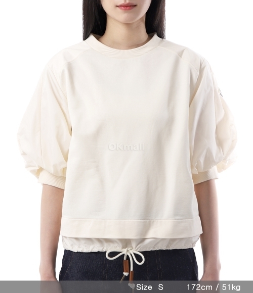 MONCLER]퍼프 슬리브 코튼 티셔츠 (8C00022 89A1K 034) | 오케이몰