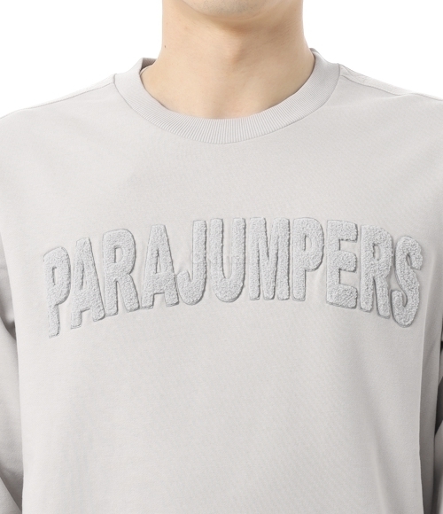 PARAJUMPERS｜ (JOSIAH (25SS-PMFLCQ01-324)) JOSIAH - CREWNECK SWEAT GHIACCIO | Parajumpers®