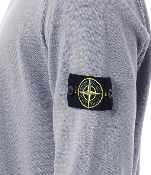 STONE ISLAND]5100063 Soft Organic Cotton Half Zip Sweatshirt