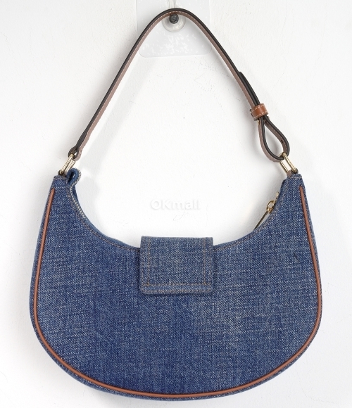 CELINE]AVA THRIOMPHE MEDIUM SHOULDER BAG IN DENIM (114492GFF