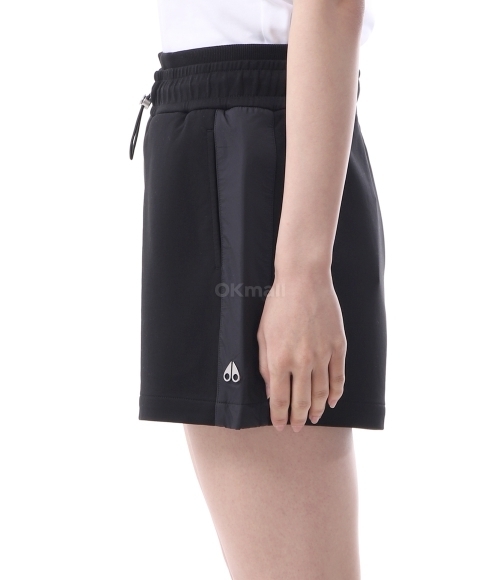 MOOSE KNUCKLES｜SHORTS (Mixmedia Short (M14LR798 292)) Black 'Mixmedia' shorts Moose Knuckles - Mesh Strappy Back