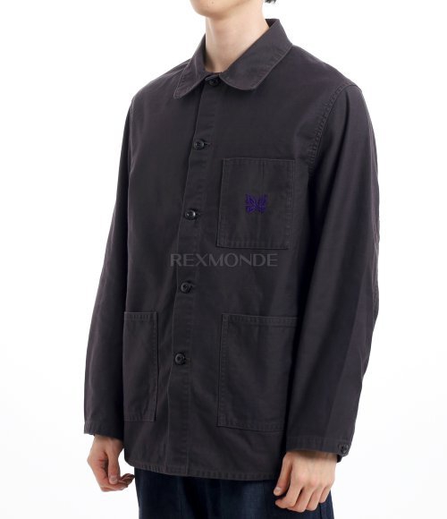 D.N. Coverall - Back Sateen ブラック NEEDLES]D.N. Coverall Back Sateen - Black (QV145) | 렉스몬드