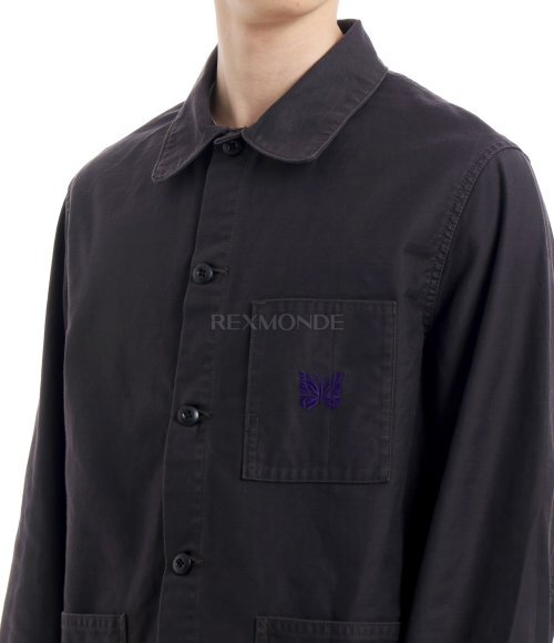 NEEDLES]D.N. Coverall Back Sateen - Black (QV145) | 렉스몬드