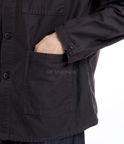 NEEDLES]D.N. Coverall Back Sateen - Black (QV145) | 렉스몬드