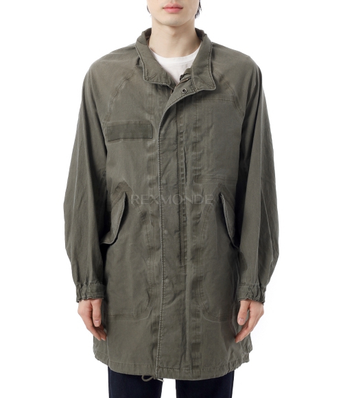 VISVIM]SIX-FIVE FISHTAIL PARKA 3L DMGD (0125105013028 OLIVE