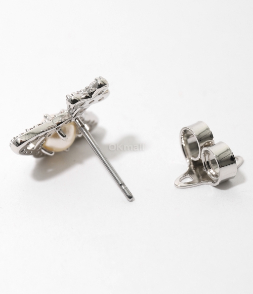 Vivienne Westwood]OLYMPIA PEARL EARRINGS (6203007R 02P132 SM