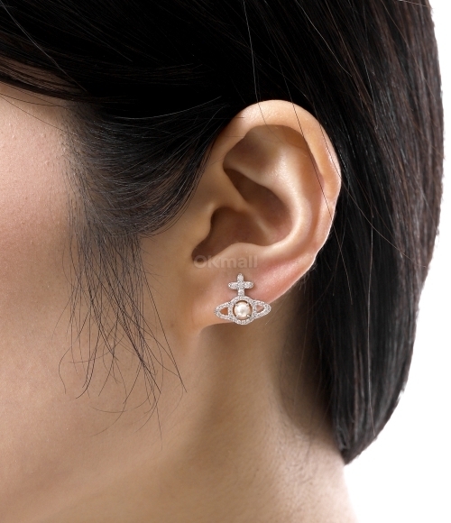 Vivienne Westwood]OLYMPIA PEARL EARRINGS (6203007R 02P132 SM