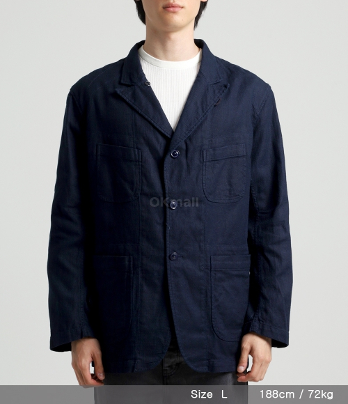 Engineered Garments]Bedford Jacket A - Dk.Navy CL Java Cloth