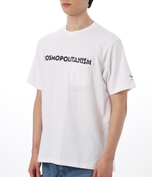 Engineered Garments]Printed Cross Crew Neck T-shirt A