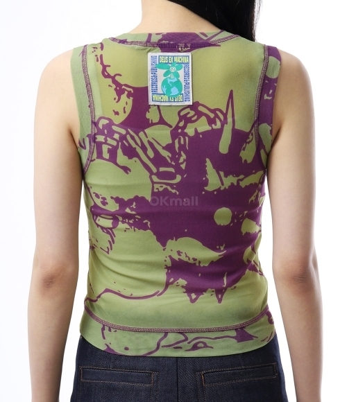 DEUS｜SLEEVELESS (Kindness Mesh Tank (DLP251145-MSS)) Deus Ex Machina kindness mesh tank top in multi | ASOS
