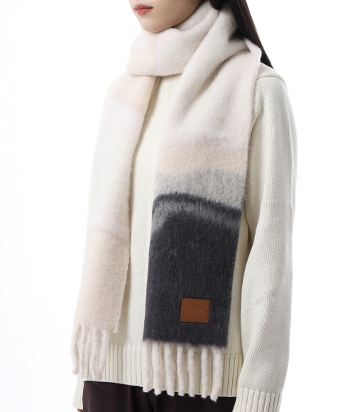 LOEWE]Scarf in alpaca and wool blend (F655SS1X02 2465