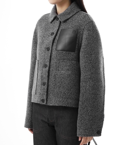 LOEWE]Workwear jacket in wool blend (S359Y02XDO 1220) | 오케이몰