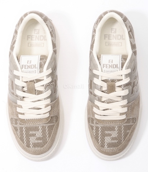 FENDI レディース スニーカー 8E8572 ASAY F1RUN Fendi Match Fabric Brown | Fendi