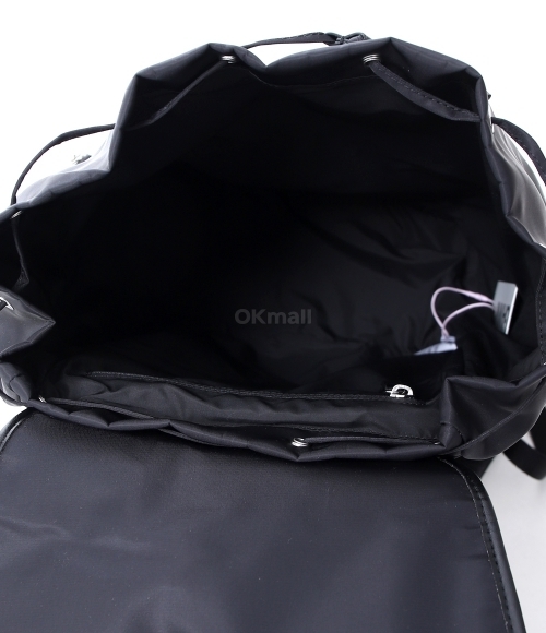 GANNI]Black Bucky Nylon Backpack (A6526 099) | 오케이몰