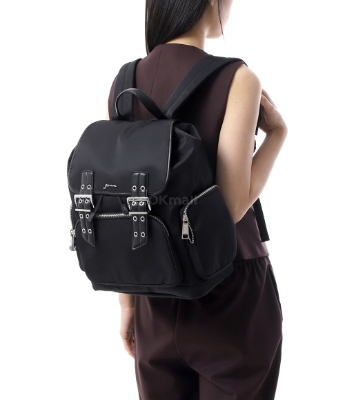 GANNI｜ (Black Bucky Nylon Backpack (A6526 099)) Black Black Bucky Nylon Backpack | GANNI