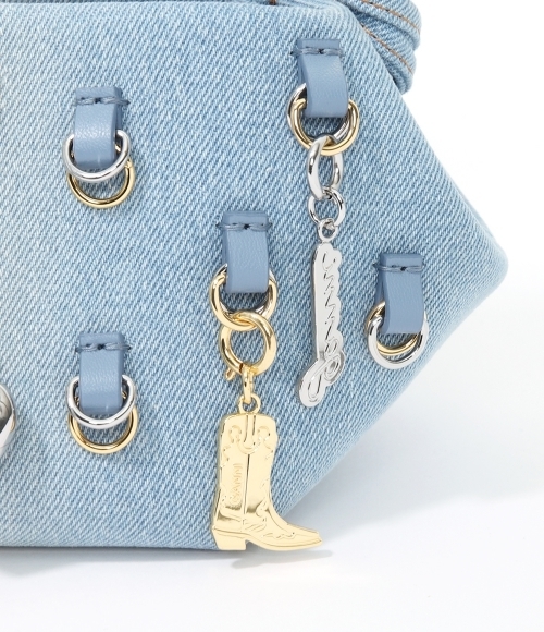 GANNI｜ (DENIM MINI GANNI BOU BAG (A6512 928)) GANNI]DENIM MINI GANNI BOU BAG (A6512 928) | 오케이몰