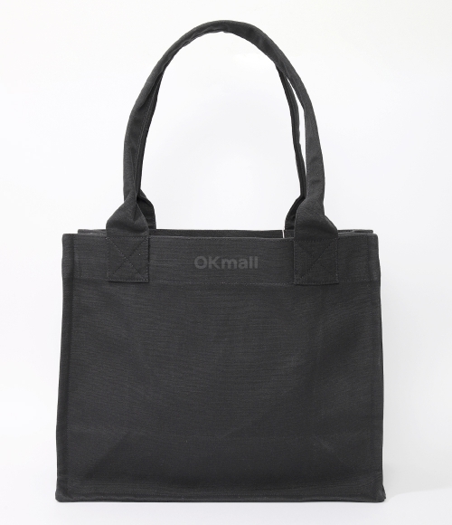 GANNI]BLACK LARGE LOGO EASY TOTE (A6647 252) | 오케이몰