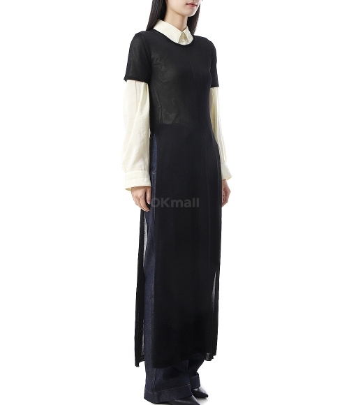 Lemaire]Column Dress With Slits (DR1104 LK1037 999) | 오케이몰