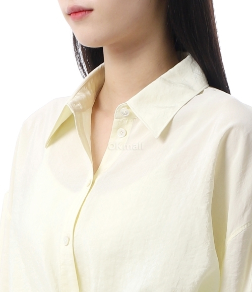 Lemaire]STRAIGHT COLLAR TWISTED SHIRT (SH1141 LF1308 222