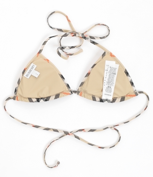 BURBERRY｜ (Check Bikini Top (8100759)) Swimwear Burberry Check Print Bikini Top 8100759 | FLEXDOG