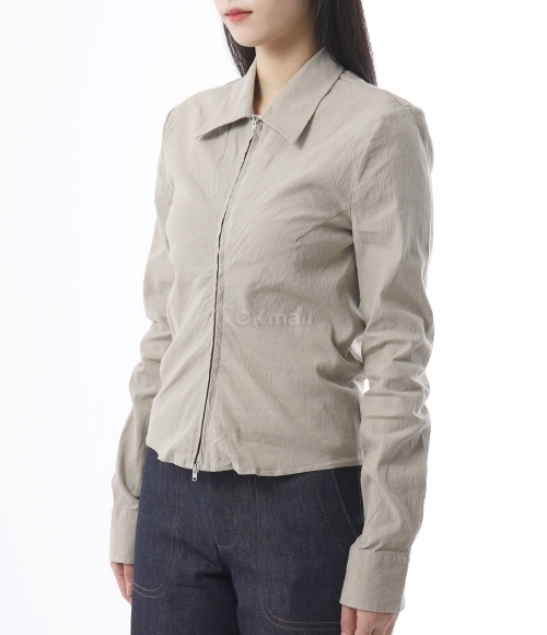 OUR LEGACY]SLIM ZIP SHIRT (W2252SDG) | 오케이몰