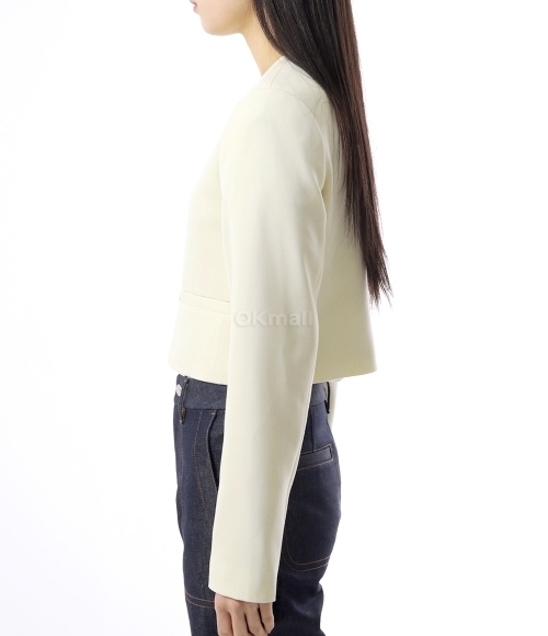 ジャケット・アウター HIGH DENSITY WOOL TWILL SHORT JACKET Auralee High Density Wool Twill Short Jacket Dark Navy