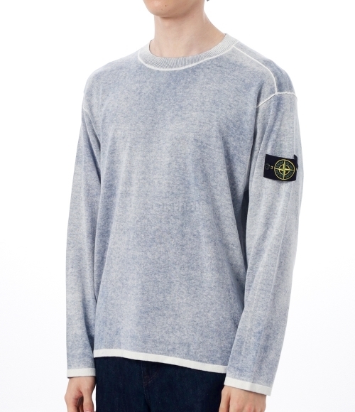 STONE ISLAND]5100030 Raw Hand Light Organic Cotton (K1S15 5100030