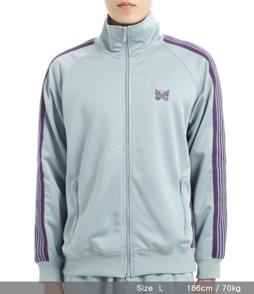 NEEDLES]Track Jacket Poly Smooth - SAX (QV305) | 오케이몰