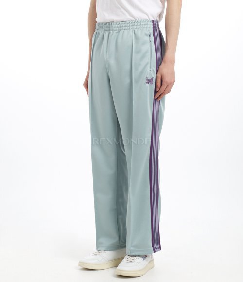 NEEDLES]Track Pant Poly Smooth - Sax (QV307) | 렉스몬드