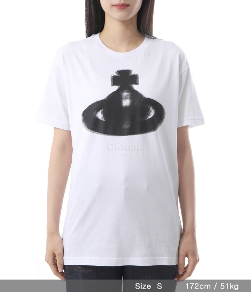 Tシャツ・カットソー Vivienne Westwood 3G01003GJ001M Shirts Halftone Orb classic Vivienne-Westwood-Halftone-Orb