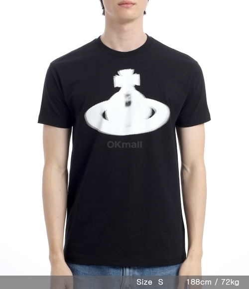 Tシャツ・カットソー Vivienne Westwood 3G01003GJ001M Shirts Halftone Orb classic Black Halftone Orb Classic T-shirt by Vivienne Westwood on Sale