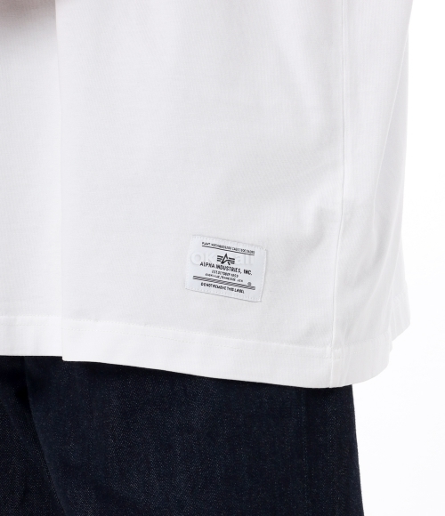 Alpha Industries]ESSENTIAL RELAXED TEE (UTE54000PK WHITE