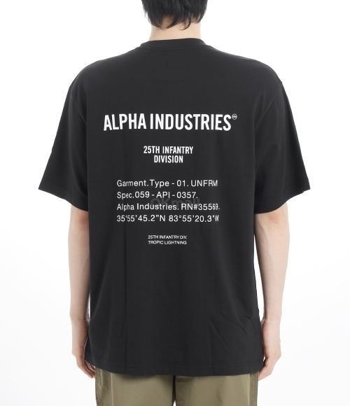Alpha Industries｜ (25TH INFANTRY TEE (MTI55000C1 BLACK) Alpha Industries]25TH INFANTRY TEE (MTI55000C1 BLACK) | 오케이몰