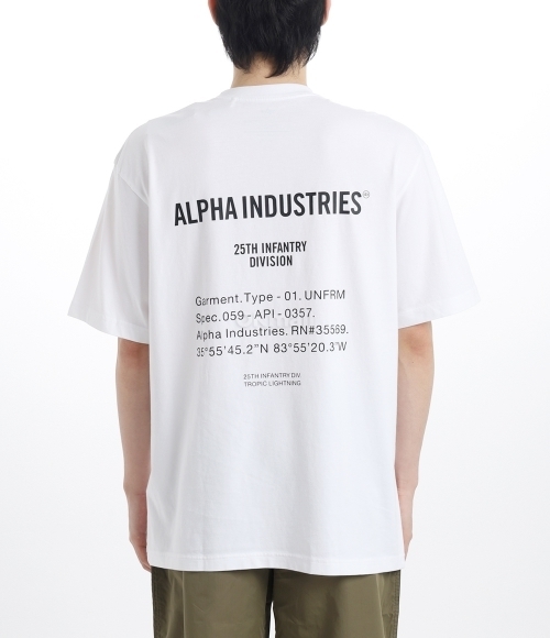 Alpha Industries｜ (25TH INFANTRY TEE (MTI55000C1 BLACK) Alpha Industries]25TH INFANTRY TEE (MTI55000C1 BLACK) | 오케이몰