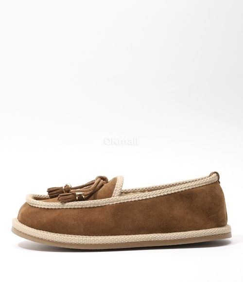 CELINE]BOUBOU SLIPPERS IN SUEDE CALFSKIN (362103003C 18NC