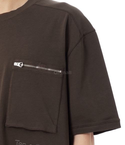 Ten c｜ (Garment Dyed T-Shirt (25CTCUH02001 A06460 999)) Garment Dyed T-Shirt | Ten c ®