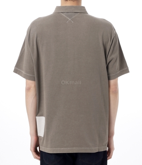 Ten c｜ (Mineral Garment Dyed Polo (25CTCUT02002 M06460 Ten c Mineral Garment Dyed Polo Shirt in Sky Blue | EQVVS