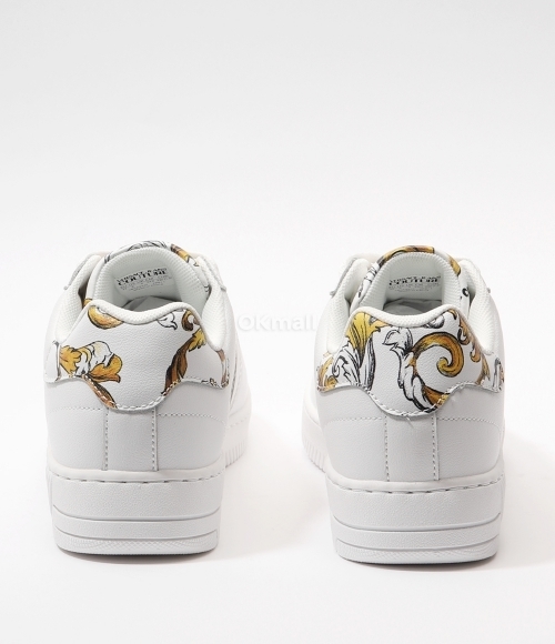 VERSACE｜SNEAKERS (Logo Meyssa Sneakers (78VA3SJ7 ZPB11 Logo Brush Couture Meyssa Sneakers White,Print | VERSACE US